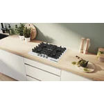 Serie|6 Газовая варочная панель 60 см каленое стекло белое - миниатюра 5