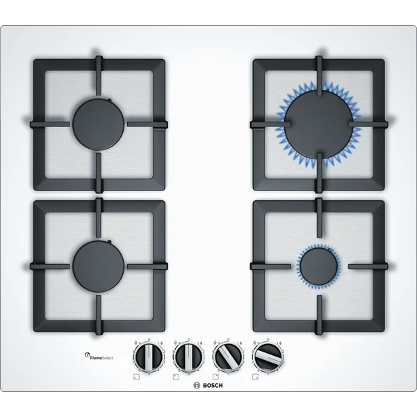 Serie|6 Газовая варочная панель 60 см каленое стекло белое - изображение 9