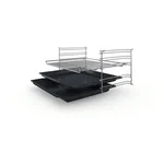 Serie|6 Плита комбинированная нерж сталь 3 газ/1 электроконфорка - миниатюра 5