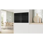 Serie|6 Встраиваемая микроволновая печь с грилем 25 л черная - миниатюра 6