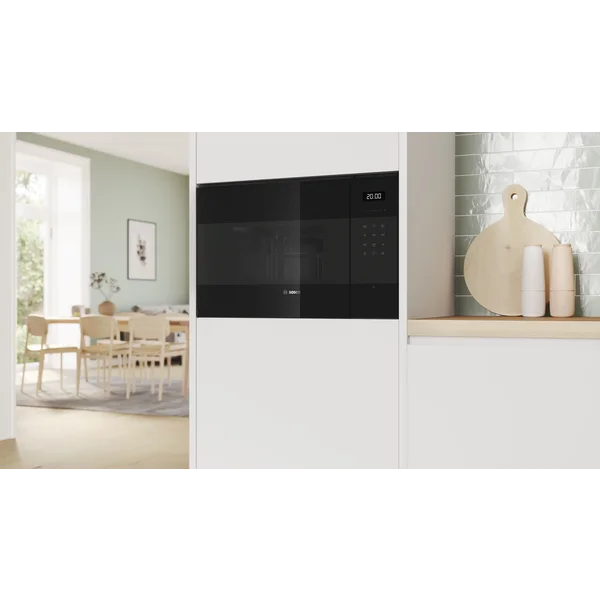 Serie|6 Встраиваемая микроволновая печь с грилем 25 л черная - изображение 6