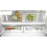 Serie|6 Отдельностоящий холодильник French-Door с диспенсером черная сталь - миниатюра 4