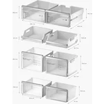 Serie|6 Отдельностоящий холодильник French-Door с диспенсером черная сталь - миниатюра 10