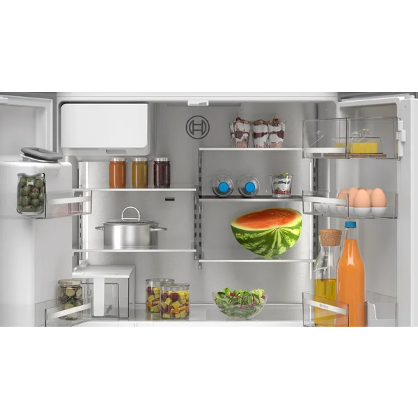 Serie|6 Отдельностоящий холодильник French-Door с диспенсером черная сталь - изображение 3