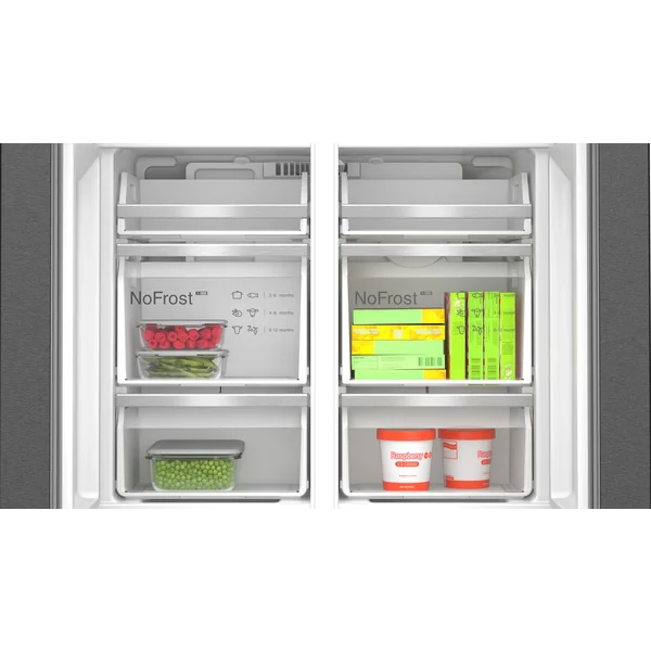 Serie|6 Отдельностоящий холодильник French-Door с диспенсером черная сталь - изображение 5