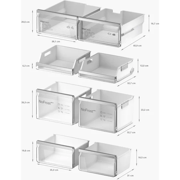 Serie|6 Отдельностоящий холодильник French-Door с диспенсером черная сталь - изображение 10