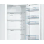 Serie|4 Отдельностоящий холодильник с нижней морозильной камерой 203 x 60 х 66 см, белый - миниатюра 4