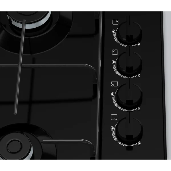 Serie|2 Газовая варочная панель 60 см черная эмаль