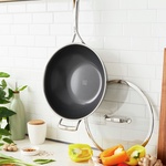 Сковорода WOK с керамическим покрытием 30 см ZWILLING Peak - миниатюра 7