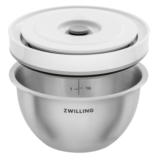 Набор вакуумных мисок 3 шт. S/M/L ZWILLING Fresh&Save, нержавеющая сталь - изображение 4