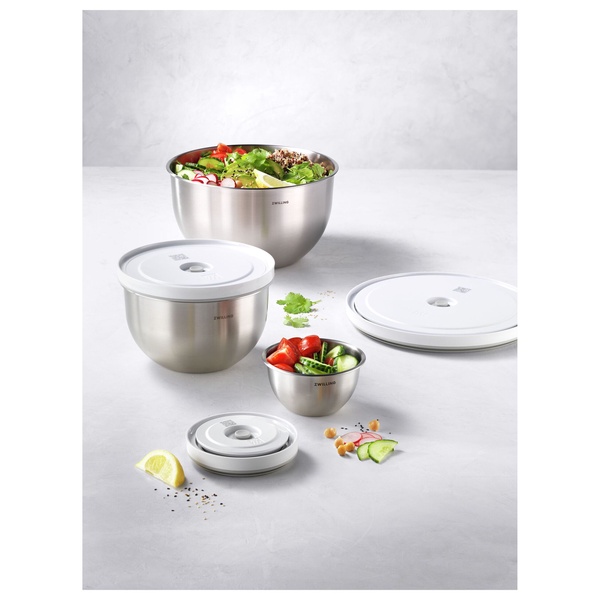 Набор вакуумных мисок 3 шт. S/M/L ZWILLING Fresh&Save, нержавеющая сталь - изображение 16