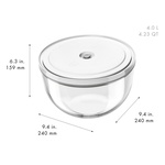 Набор вакуумных мисок 3 шт. S/M/L ZWILLING Fresh&Save, стекло - миниатюра 10