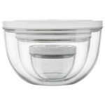 Набор вакуумных мисок 3 шт. S/M/L ZWILLING Fresh&Save, стекло - миниатюра 2