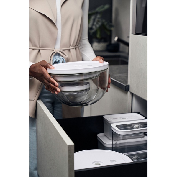 Набор вакуумных мисок 3 шт. S/M/L ZWILLING Fresh&Save, стекло - изображение 14
