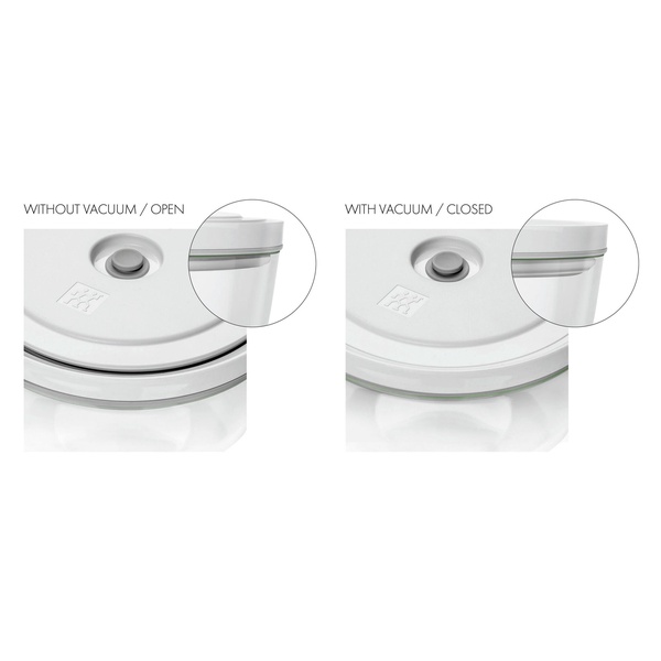 Набор вакуумных мисок 3 шт. S/M/L ZWILLING Fresh&Save, стекло - изображение 3