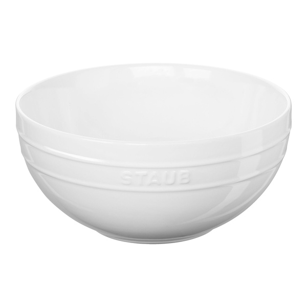 Чаша керамическая 24см STAUB, белая