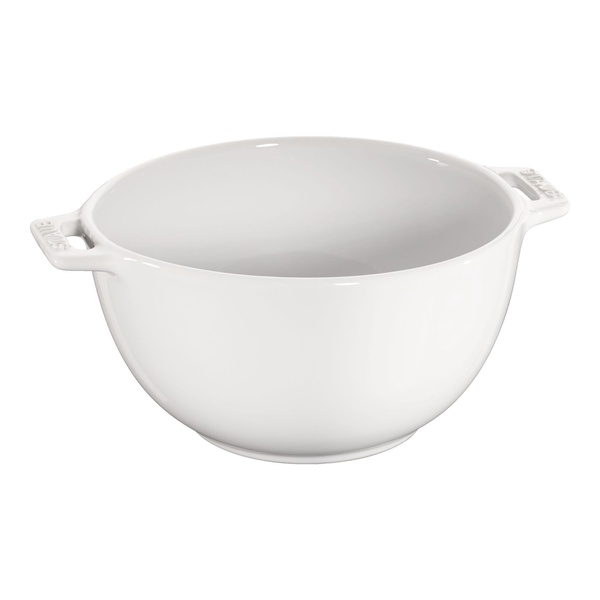 Чаша керамическая с ручками 18см STAUB, белая