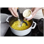 Ложка для риса с отверстием силиконовая 31см STAUB, черная - миниатюра 6