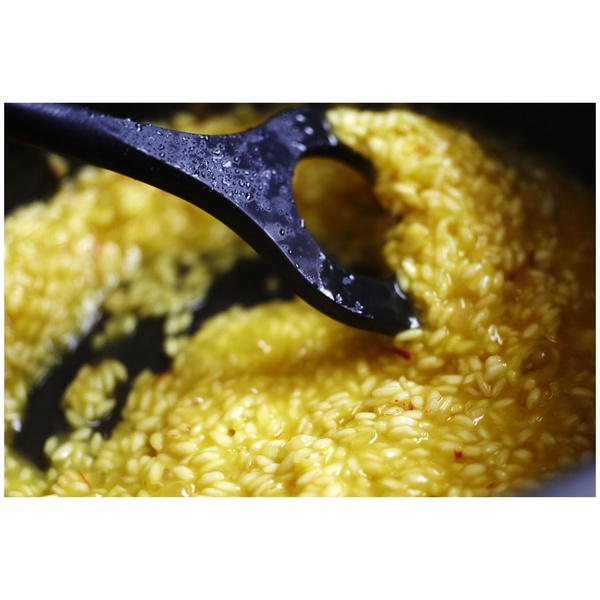 Ложка для риса с отверстием силиконовая 31см STAUB, черная - изображение 7