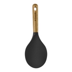 Ложка для риса силиконовая 22см STAUB, черная - миниатюра 1