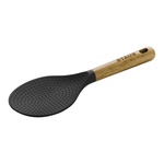 Ложка для риса силиконовая 22см STAUB, черная - миниатюра 4