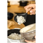 Ложка для риса силиконовая 22см STAUB, черная - миниатюра 2