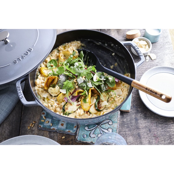 Ложка сервировочная силиконовая 31см STAUB, черная - изображение 6