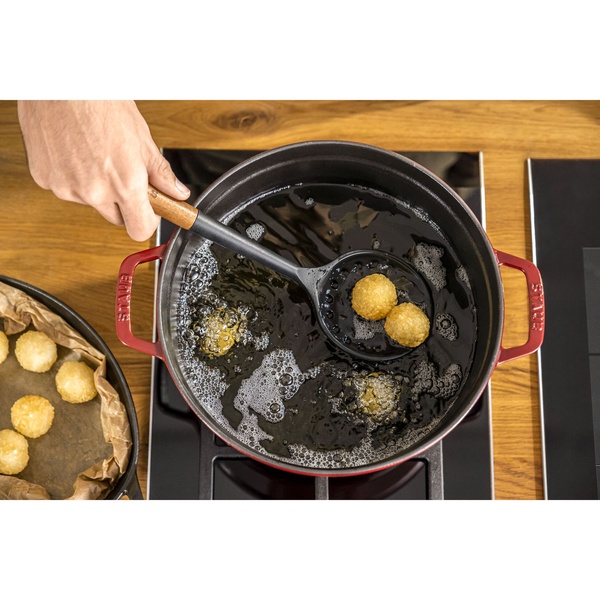 Шумовка силиконовая 31см STAUB, черная - изображение 8