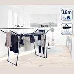 Сушилка для белья LEIFHEIT Pegasus 180 Solid Slim, чёрная - миниатюра 2