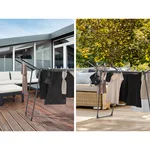 Сушилка для белья LEIFHEIT Pegasus 180 Solid Slim, чёрная - миниатюра 3