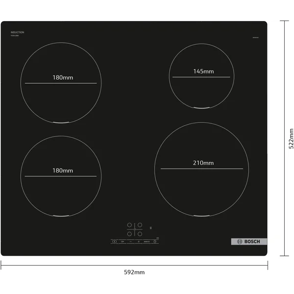 Serie|4 Индукционная варочная поверхность 60 см черная - изображение 5