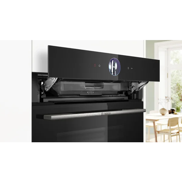 Serie|8 Духовой шкаф с пароваркой черный - изображение 3