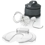 Кухонный комбайн 900 ватт (+овощерезка, кубикорезка, блендер, мясорубка, соковыжималка для цитрусовых)  - миниатюра 10