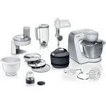 Кухонный комбайн 1000 ватт (+овощерезка, измельчитель для специй, блендер 1,25л, мясорубка) - миниатюра 1