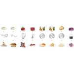 Кухонный комбайн 1000 ватт (+овощерезка, измельчитель для специй, блендер 1,25л, мясорубка) - миниатюра 6