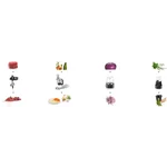 Кухонный комбайн 1000 ватт (+измельчитель, блендер 0,5л, мясорубка, соковыжималка для цитрусовых) серый - миниатюра 6